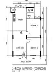 Blk 204 Tampines Street 21 (Tampines), HDB 3 Rooms #607225221
